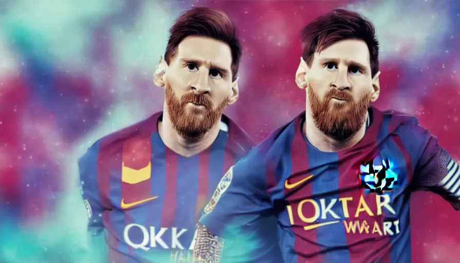 Prompt: Lionel Messi sign at Manchester City, hyperdetailed, artstation, cgsociety, 8k