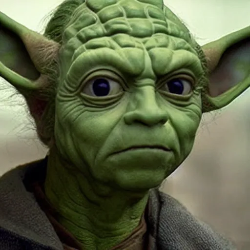 Prompt: steve buscemi as yoda.