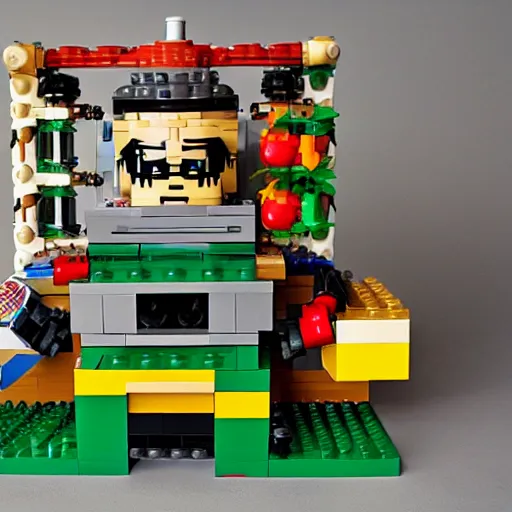 Prompt: viet con lego set