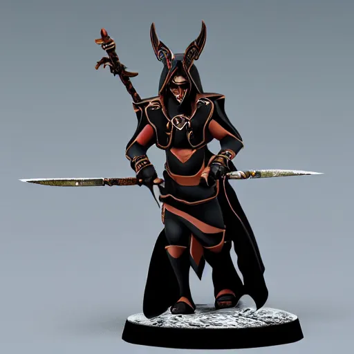 Image similar to dark elf from lineage - 2 with knife