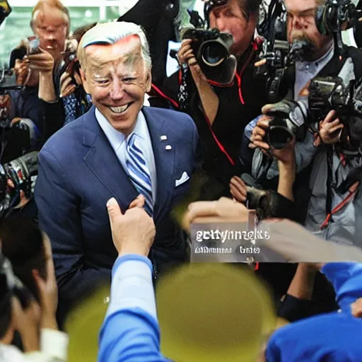 Image similar to joe biden falling again, panasonic photo