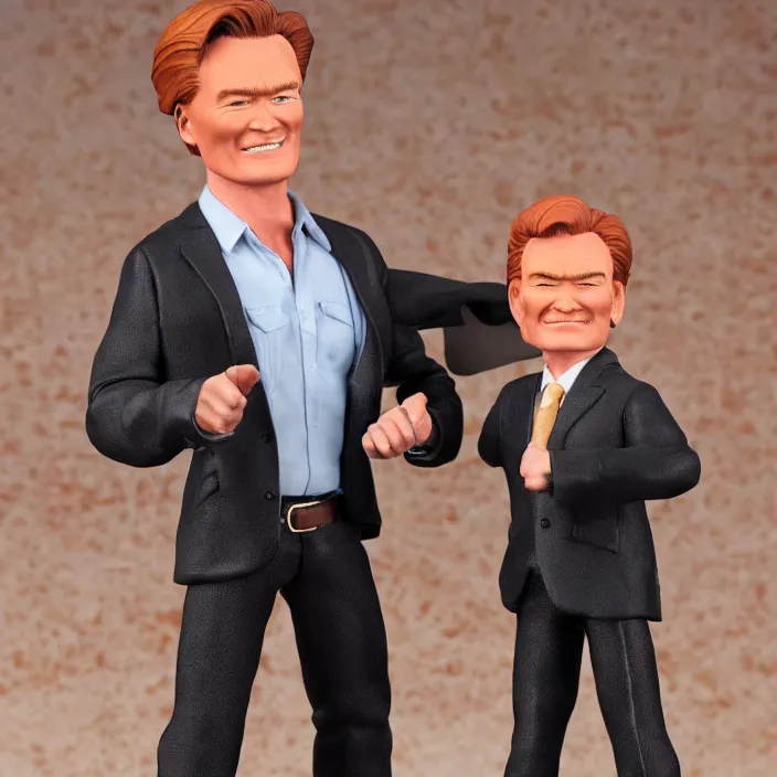 Image similar to Conan O'Brien, a GOODSMILE figure of Conan O'Brien, figurine, detailed product photo,