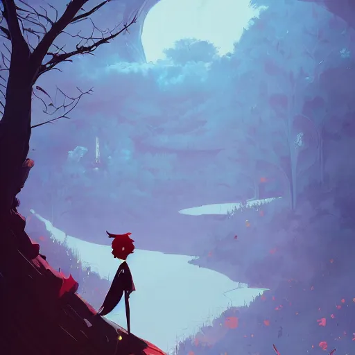 Image similar to a beutiful witch, poetic setting, dreamlike, artstation, elegant, highly detailed, digital painting, concept art, smooth, sharp focus, illustration, art by don bluth and michel ocelot and makoto shinkai and tom whalen and atey ghailan and akihiko yoshida