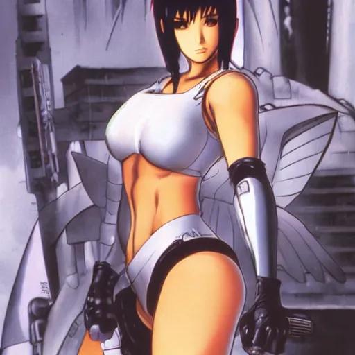 Image similar to tifa lockheart in ghost in the shell!! by masamune shirow