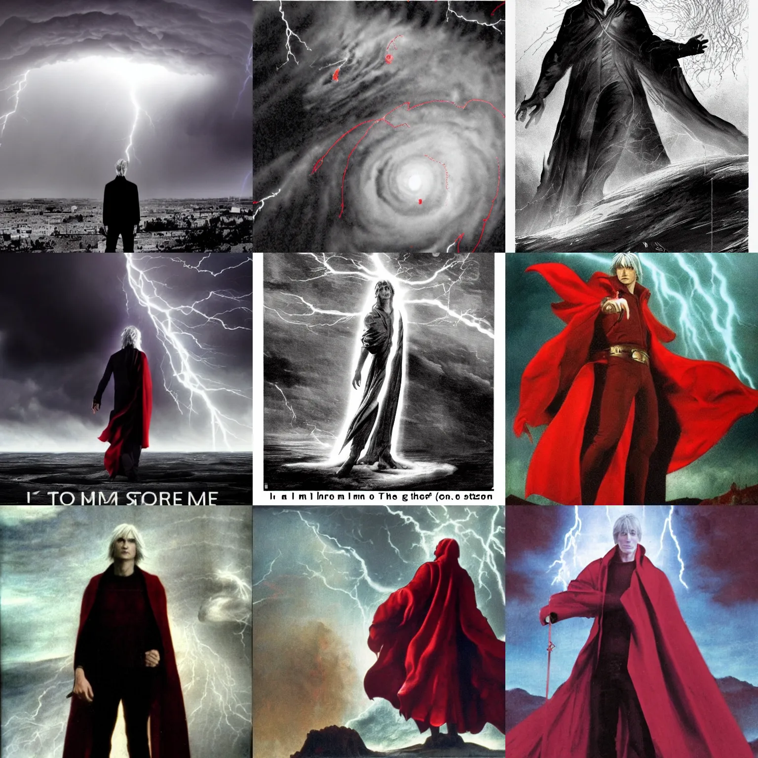 Prompt: i am the storm that is approaching dante