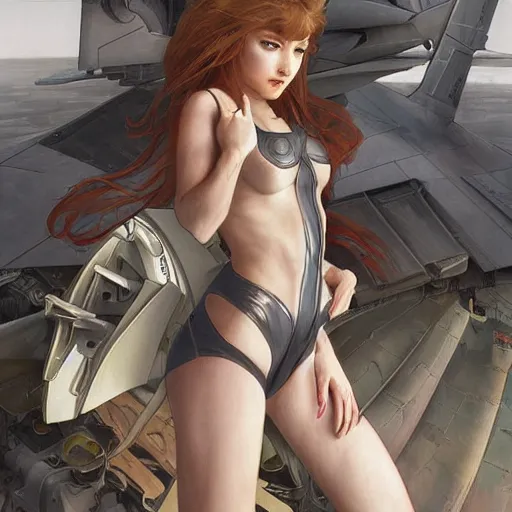 Image similar to F14B fighter jet Gajinka small human girl , highly detailed, digital pencil painting, anime, cartoonish, hybrid human / aircraft, female wearing aircraft parts, sharp focus, illustration, art by artgerm and greg rutkowski and alphonse mucha