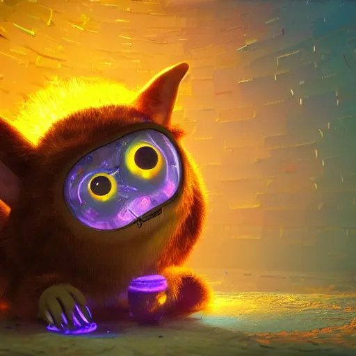 Prompt: fire mage casting a spell expressive eyes, floating, rbc, bunny, radiolaria, protophyta, micro - organisms, center frame, symmetric, rim light, marine microbiology, bioluminescence, electric, fur, soft, concept art, intricate details, highly detailed, colorful, photorealistic, disney pixar, octane render,