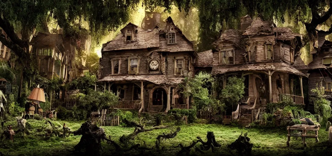 Image similar to a very high resolution image from a new movie. environment. photorealistic, photography, directed by tim burton