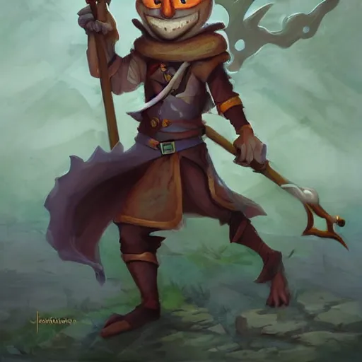 Image similar to cute little anthropomorphic jerma, wielding a magic staff, tiny, small, short, wizard robe, cute and adorable, pretty, beautiful, dnd character art portrait, matte fantasy painting, deviantart artstation, by jason felix by steve argyle by tyler jacobson by peter mohrbacher, cinema