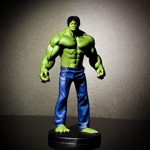 Image similar to realistic rock figurine, from the incredible hulk toy