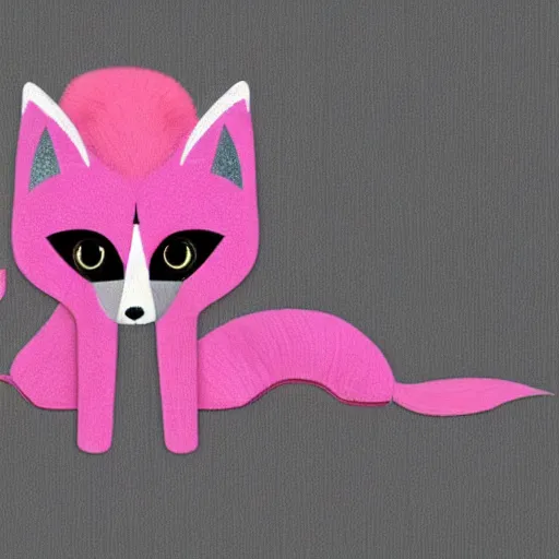 Image similar to pink fox