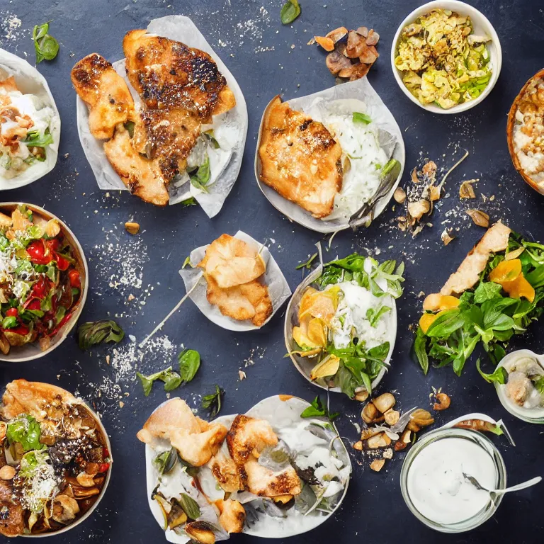 Prompt: stock photo of the most delicious food in the world, studio lighting, 4k photorealistic