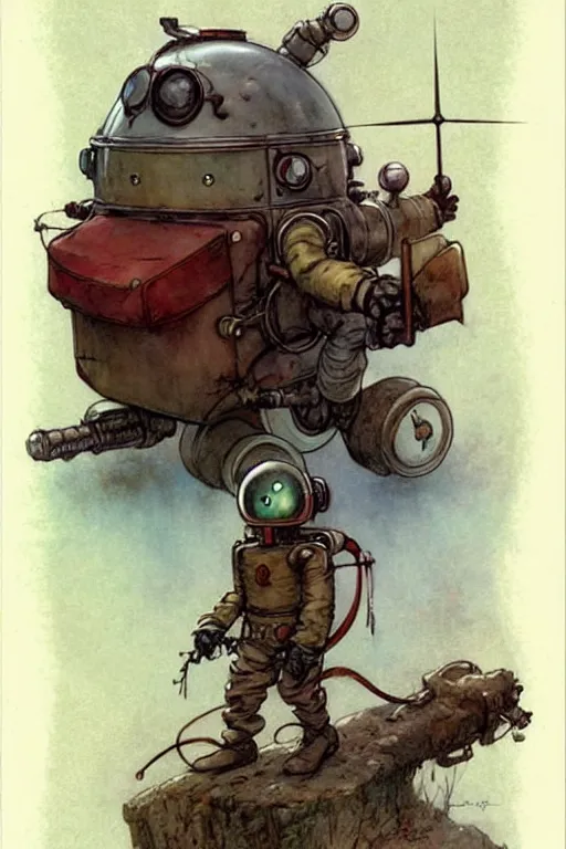 Image similar to adventurer ( ( ( ( ( 1 9 5 0 s retro future robot android robot mouse wagon book layout page. muted colors. ) ) ) ) ) by jean baptiste monge!!!!!!!!!!!!!!!!!!!!!!!!! chrome red