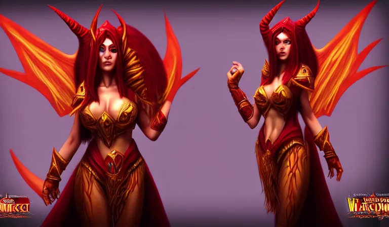 Image similar to Alexstrasza in human form, warcraft, 4k, deviantart