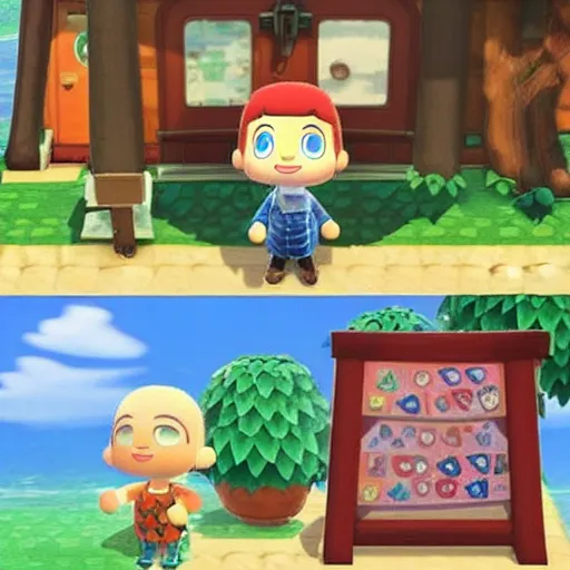 Image similar to drake in animal crossing