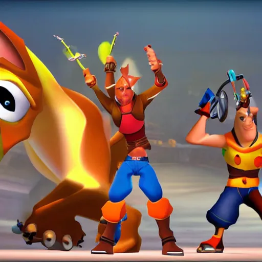 Image similar to jak 2 animated by disney pixar