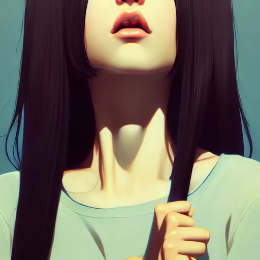 Image similar to a portrait of a beautiful neurotic recluse, art by ilya kuvshinov and wlop and artgerm and josan gonzalez, digital art, highly detailed, intricate, sharp focus, trending on artstation hq, deviantart, pinterest, unreal engine 5, 4 k uhd image