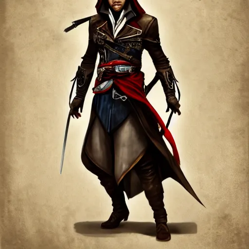 a assasin from assasins creed dressed with | Stable Diffusion | OpenArt