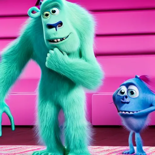 Image similar to sully in monsters Inc movie still