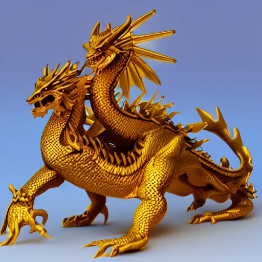 Prompt: a majestic golden dragon, hd, 4k, trending on artstation, award winning, 8k, 4k, 4k, 4k, very very very detailed, high quality lowpoly art