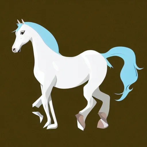 Prompt: a big ol' normal looking horse, regular horse, nothing weird happening, it's just a cool horse doing horse things and loving being a horse