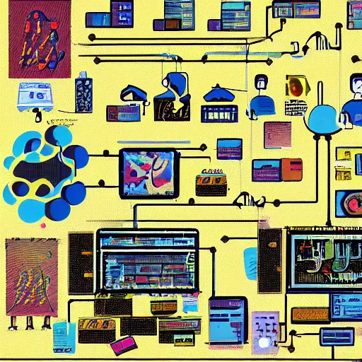 Image similar to a photography of culture culture culture, biology and technology as information processing systems