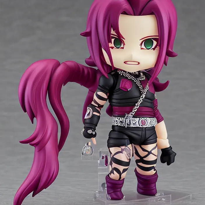 Image similar to diavolo, an anime nendoroid of diavolo, jojos bizarre adventure, figurine, detailed product photo