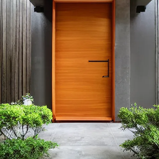 Prompt: door modern