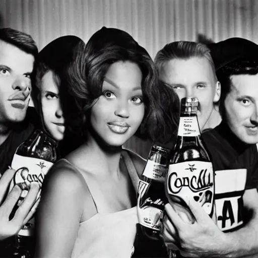 Image similar to a bottle of conka cola, marketing promo photo