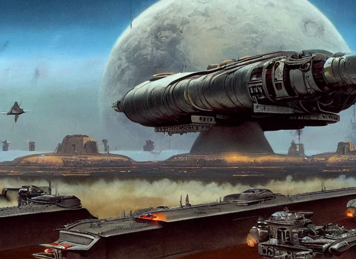 atompunk, matte painting, peter elson | Stable Diffusion | OpenArt