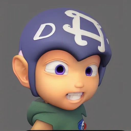 Prompt: ! dream lil peep, a 3 d render by akira toriyama, trending on zbrush central, computer art, rendered in cinema 4 d, rendered in maya, rendered in unreal engine,