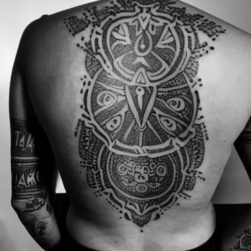 black tattoo design, neotribal style, complicated, | Stable Diffusion |  OpenArt