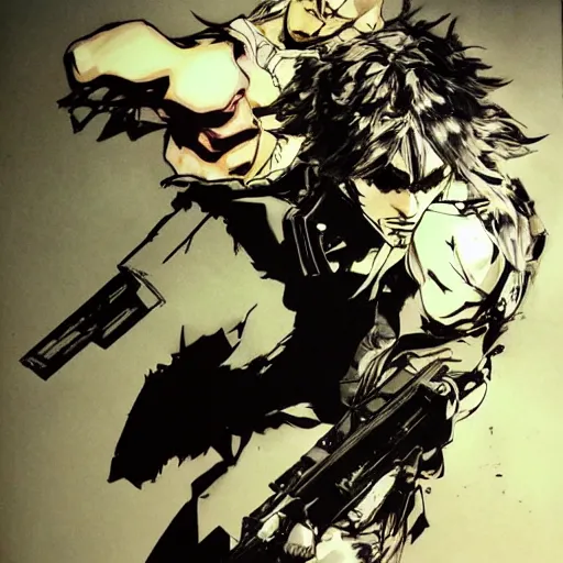 Image similar to mashup by yoji shinkawa