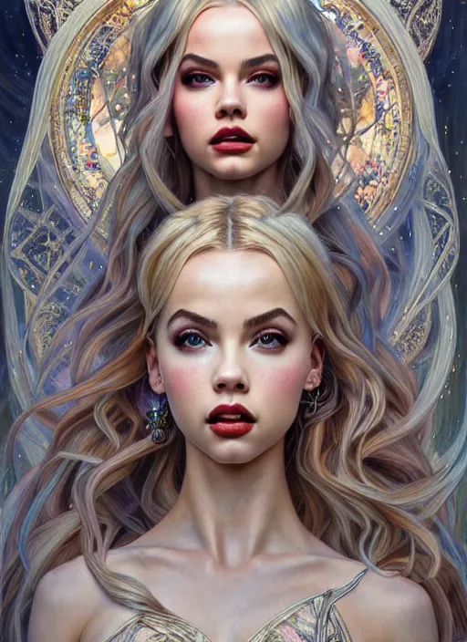 Prompt: ultra realistic illustration, a stunningly beautiful greek gothic goddess of chaos played by jordyn jones and dove cameron and margot robbie and taylor swift and megan fox and adriana lima, jellyfish intricate, elegant, highly detailed, digital painting, artstation, concept art, smooth, sharp focus, illustration, art by artgerm and greg rutkowski and alphonse mucha