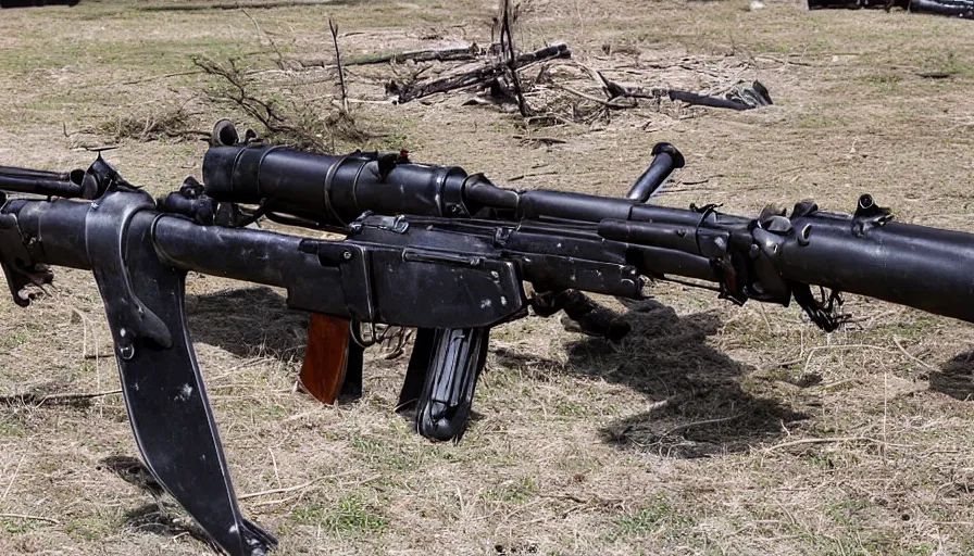 Prompt: russian machine gun