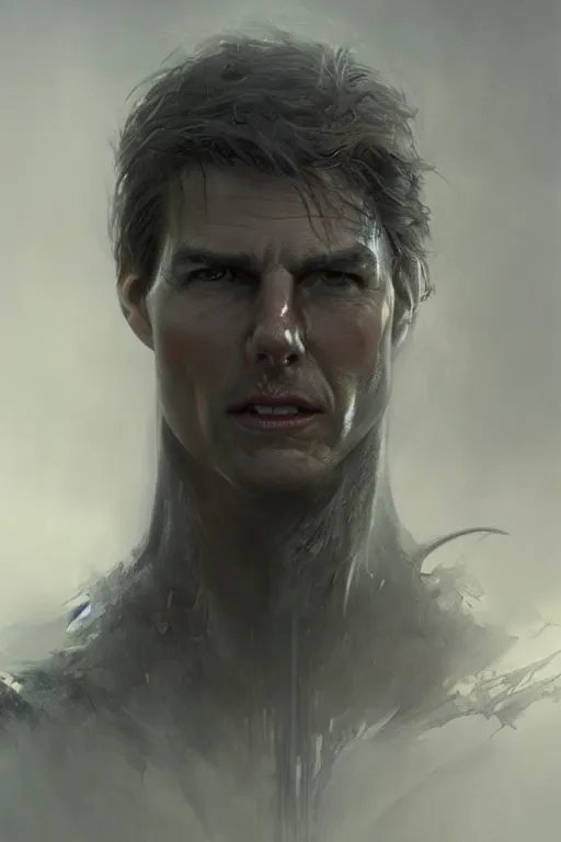 Prompt: Tom Cruise inquisitor, dark, intricate, highly detailed, smooth, artstation, digital illustration by Ruan Jia and Mandy Jurgens and Artgerm and Wayne Barlowe and Greg Rutkowski and Zdislav Beksinski