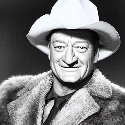 Prompt: “ john wayne in rupaul ’ s drag race ”