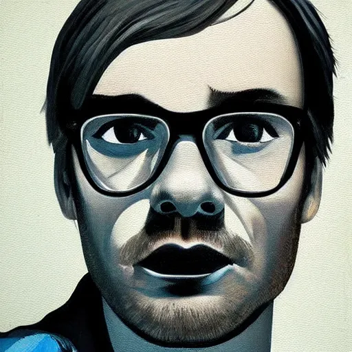 Image similar to jeffrey dahmer by andy warhol, oil painting, ultradetailed, artstation, ultradetailed, pinterest,