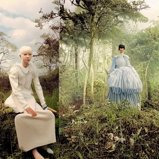 Prompt: a portrait of a character in a scenic environment by Tim Walker