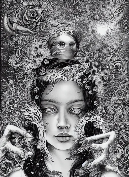 Prompt: Passion goddess painting by Dan Hillier, trending on artstation, artstationHD, artstationHQ, 4k, 8k