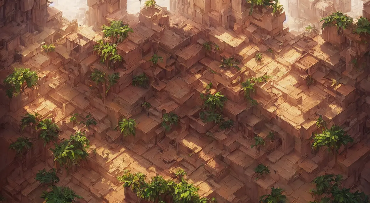 Image similar to wood wall fortress arabian marketplace fabric greeble block jungle dirt ground global illumination ray tracing hdr official fanart behance hd artstation by jesper ejsing, by rhads, makoto shinkai and lois van baarle, ilya kuvshinov, rossdraws
