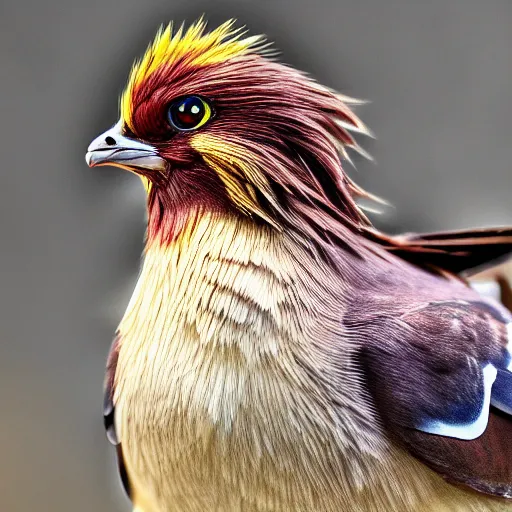 Prompt: national geographic photo of pidgey, pokemon in the wild, intricate, portrait, 8 k highly professionally detailed, hdr, award winning