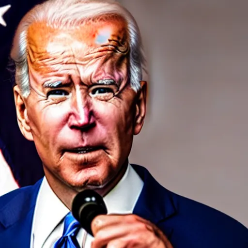 Image similar to Joe Biden revealed to be a robot