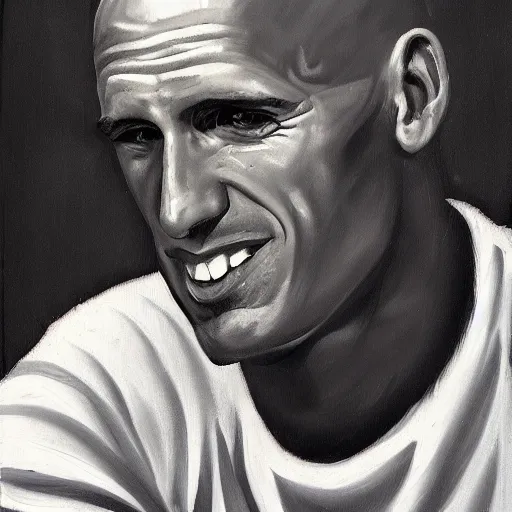Image similar to an impasto oil painting from the 1 9 3 0 s of kelly slater!! with a moustage, 5 0 mm black and white photography, high detail, 4 k resolution