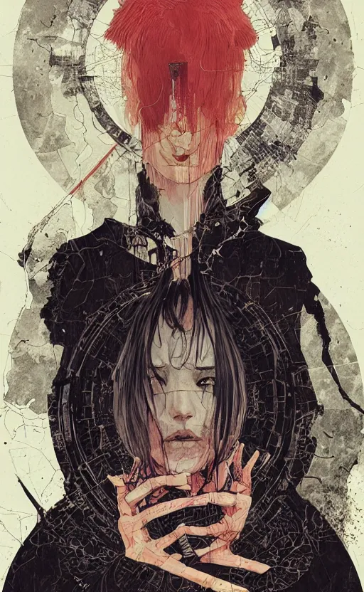 Image similar to hegel, eun emerging from renaissance italy into a cyberpunk mutiversal realm by conrad roset, nicola samuri, dino valls, m. w. kaluta, jakub rebelka, rule of thirds, seductive look, beautiful