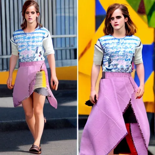 Image similar to emma watson patchwork