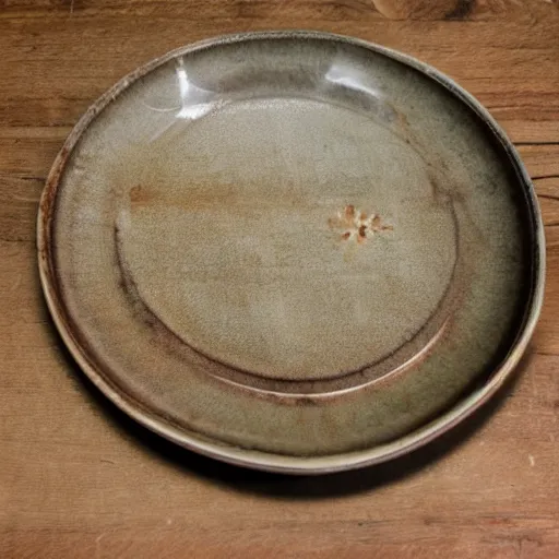 Prompt: wabi - sabi plate