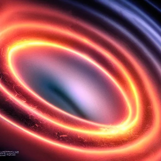 Prompt: a world inside a black hole, realistic, hyperdetailed, photo