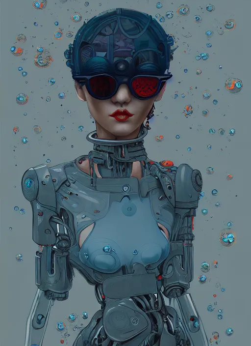Prompt: fog bionic vogue, james jean, trending on artstation
