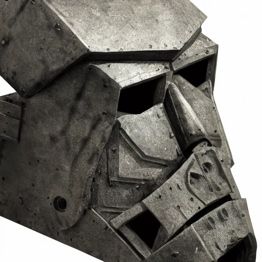 Image similar to a mask that looks like battlements by robert kirkman